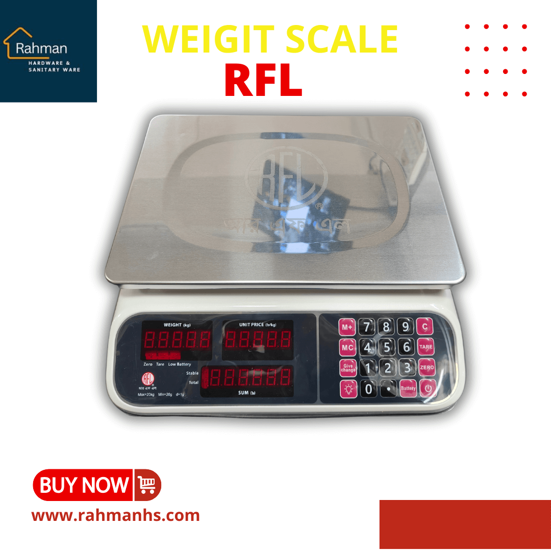 weight scale digital rfl gazi www.rahmanhs.com